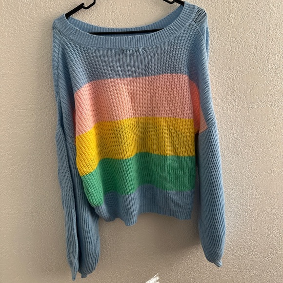 Color Block Sweater Size Large - Picture 3 of 4